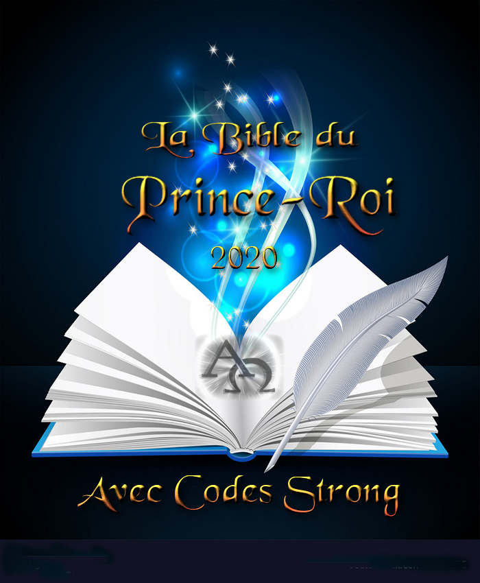 La Sainte Bible Prince-Roi 2020 avec Codes Strong