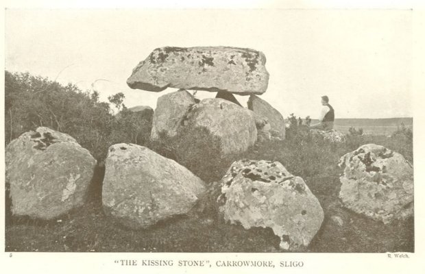 ''THE KISSING STONE'', CARROWMORE, SLIGO.--R. Welch