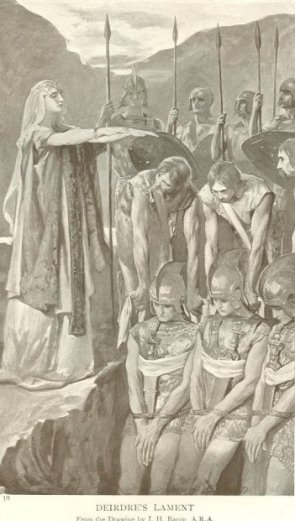 DEIRDRE'S LAMENT<br> From the Drawing by J. H. Bacon, A.R.A.