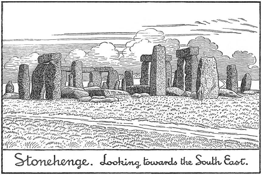 Stonehenge. Looking towards the South East.