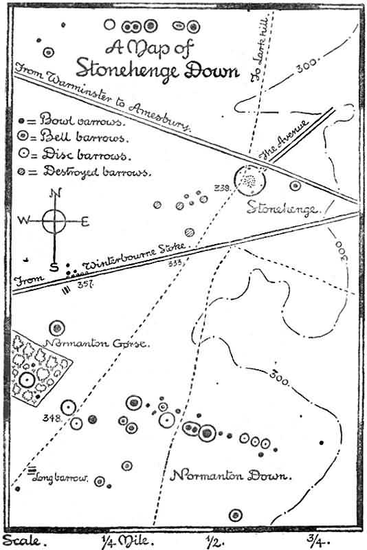 A Map of Stonehenge Down