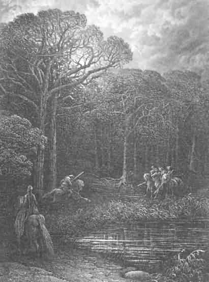 Geraint Charges the Bandits