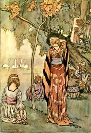 They made an encampment and the swans sang to them They made an encampment and the swans sang to them