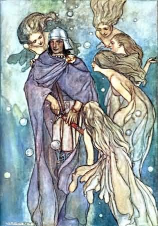 There dwelt the red-haired ocean-nymphs There dwelt the red-haired ocean-nymphs