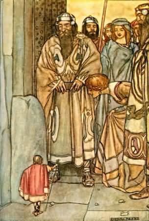 They all trooped out, lords and ladies, to view the wee man They all trooped out, lords and ladies, to view the wee man