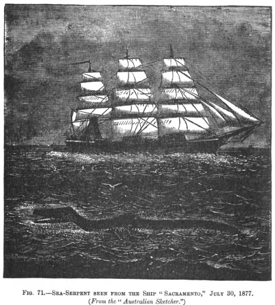 SEA-SERPENT SEEN FROM THE SHIP &ldquo;SACRAMENTO