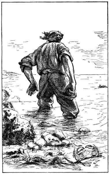A HUGE CREATURE WALKING ... IN THE SEA. A HUGE CREATURE WALKING ... IN THE SEA.