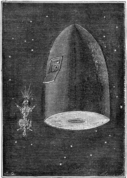 SATELLITE'S BODY FLYING THROUGH SPACE. SATELLITE'S BODY FLYING THROUGH SPACE.