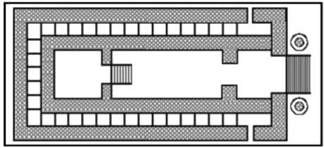 Plan du temple