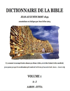 Dictionnaire de la Bible de J.A. Bost