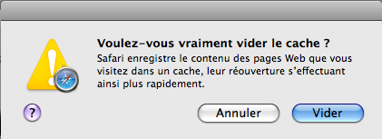 Réinitialiser Safari