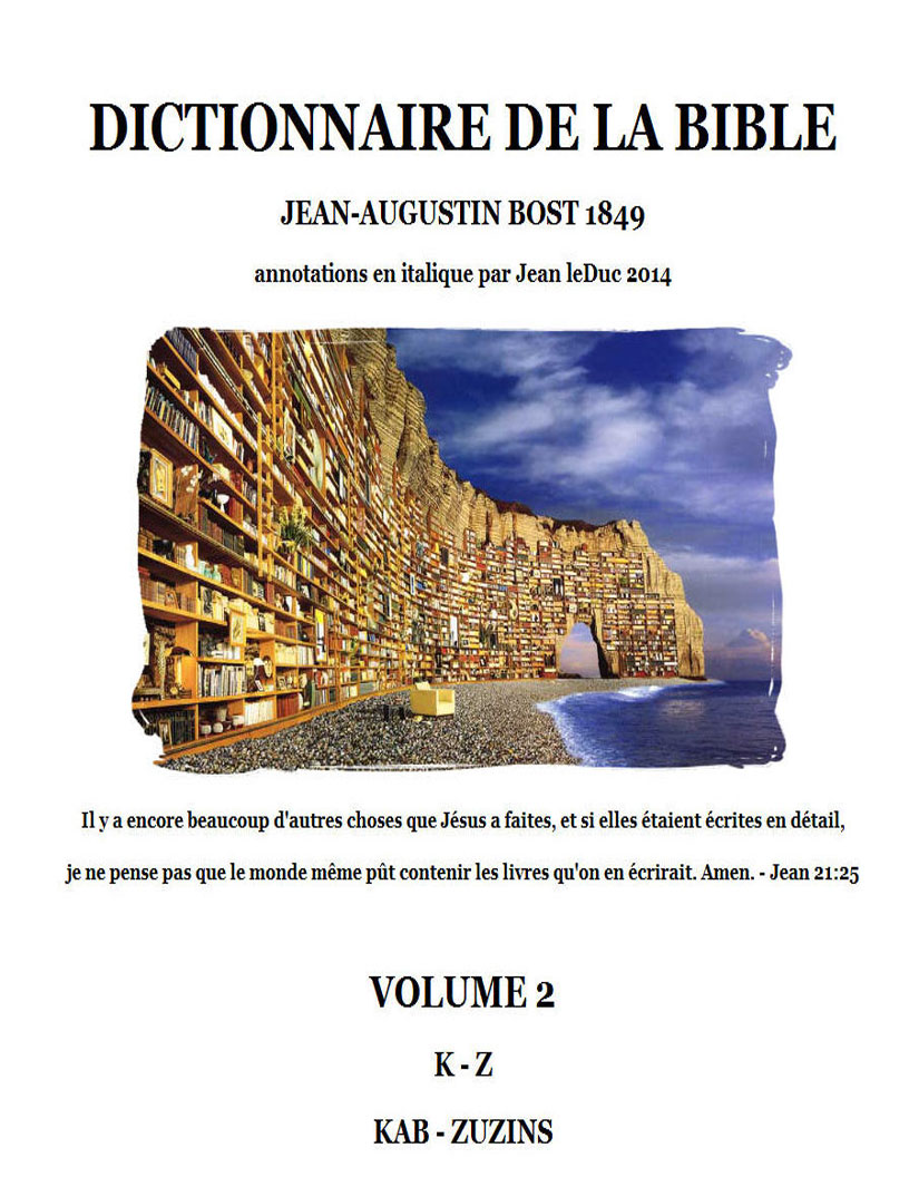 Dictionnaire Jean-Augustin Bost 1849, Volume 2